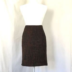 Talbots Wool blend tweed skirt